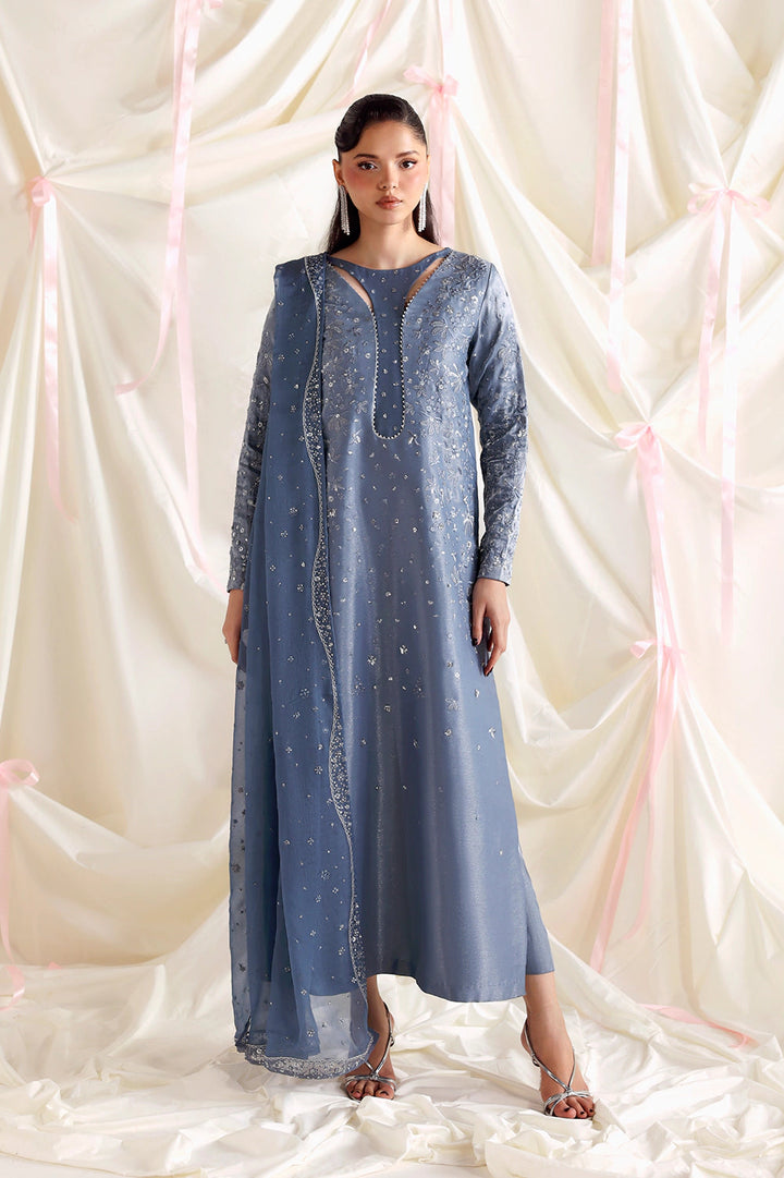Embroidered  and Silk 3PC