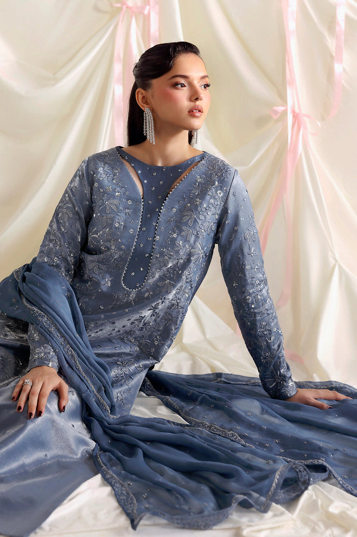 Embroidered  and Silk 3PC