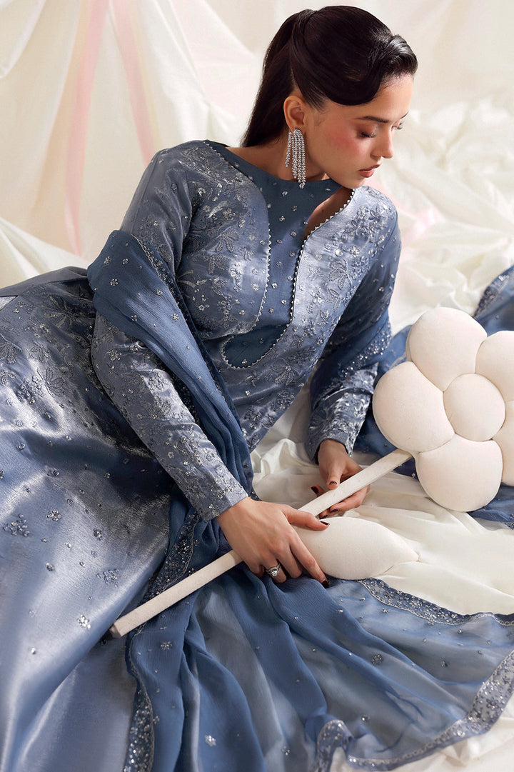 Embroidered  and Silk 3PC