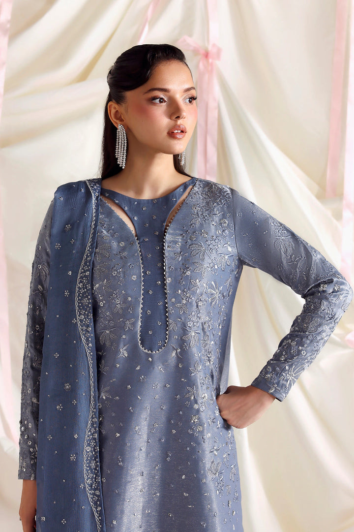 Embroidered  and Silk 3PC