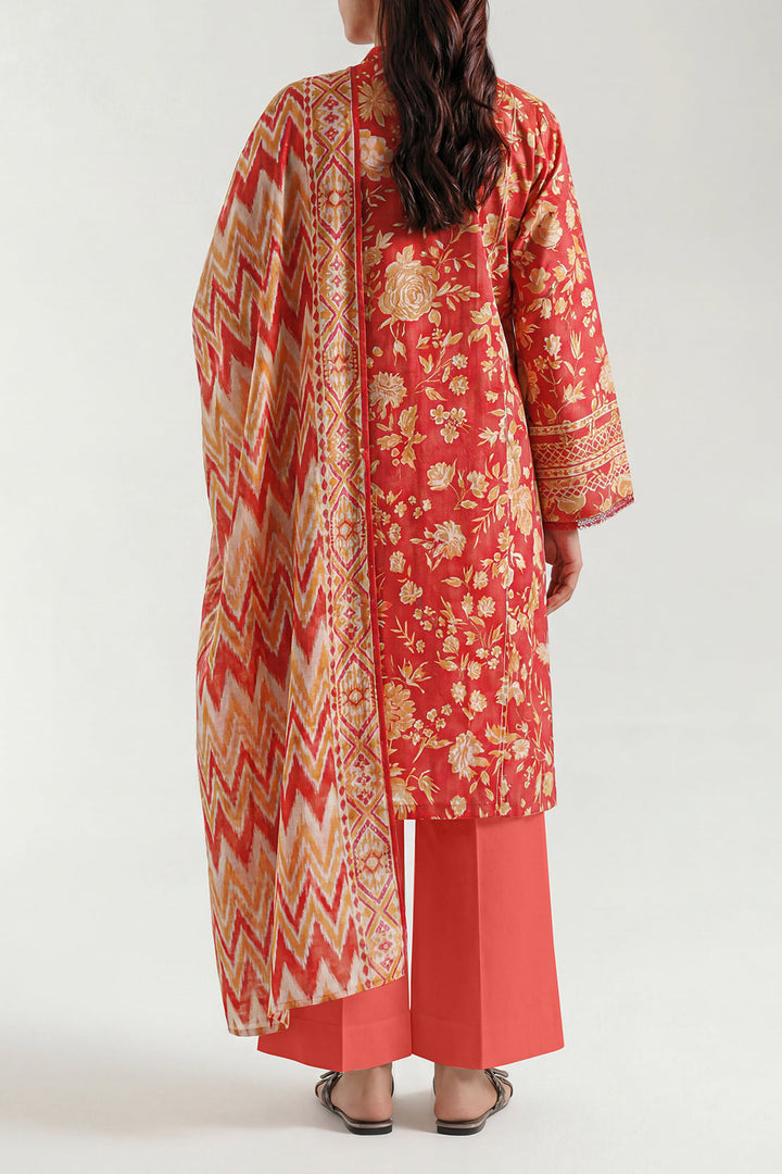 Unstitched Printed Lawn 3 Piece