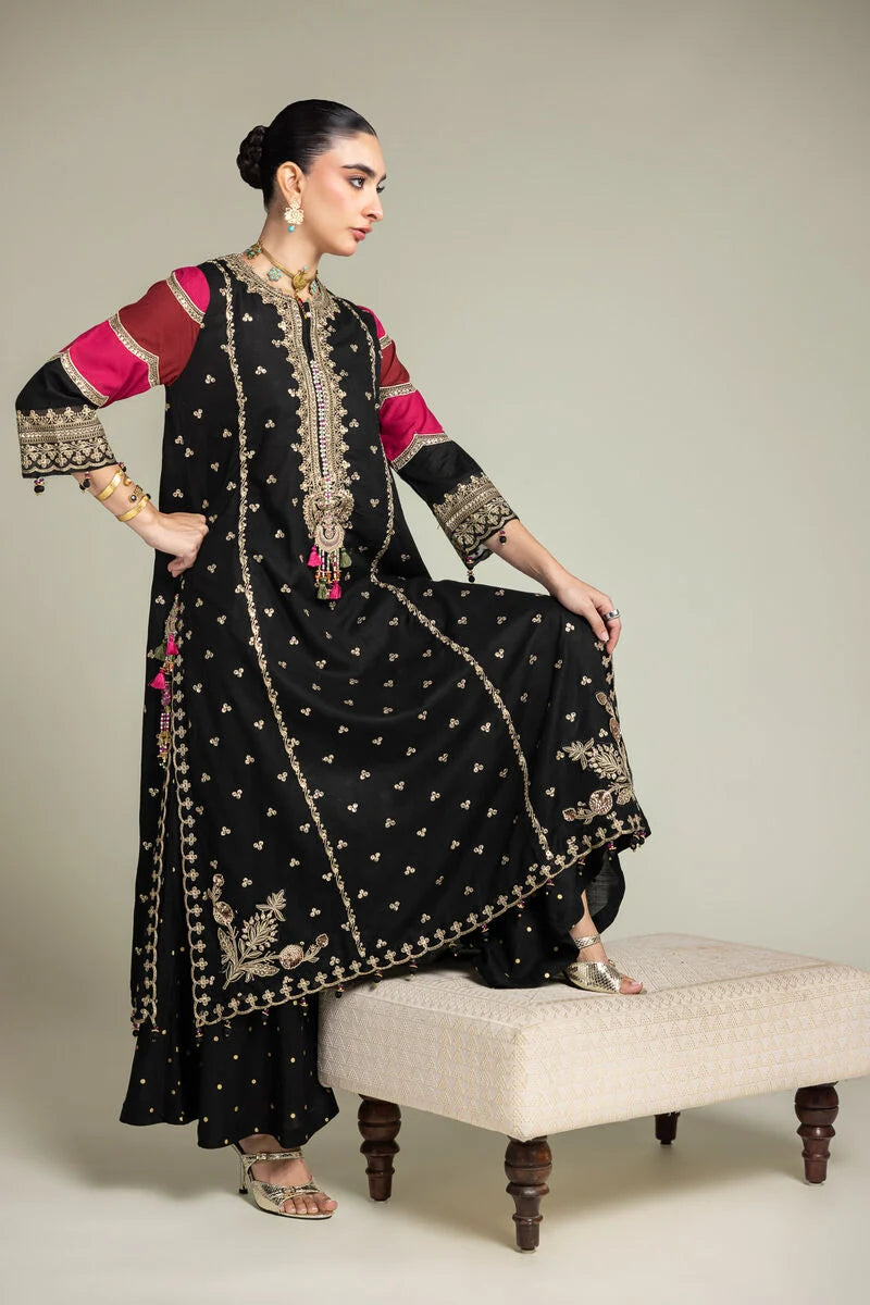 Embroidered | Raw Silk 2-Piece Set