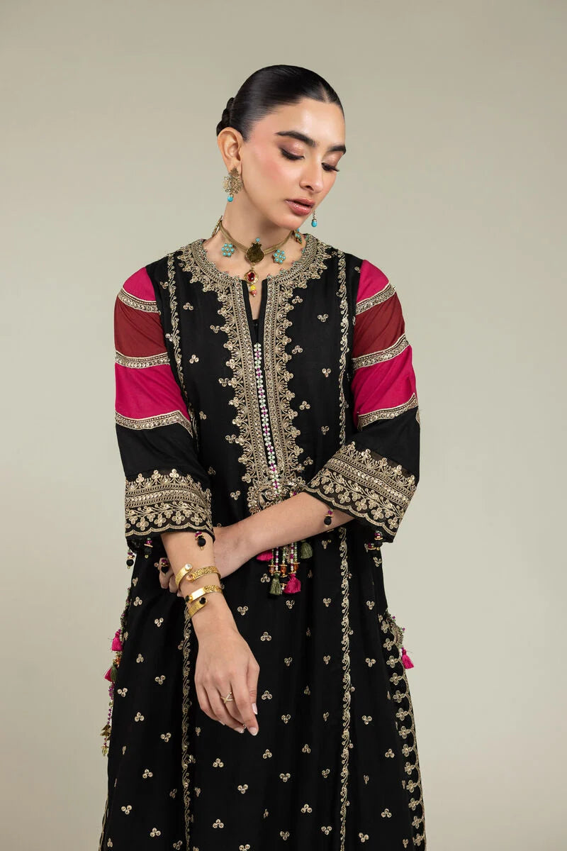Embroidered | Raw Silk 2-Piece Set