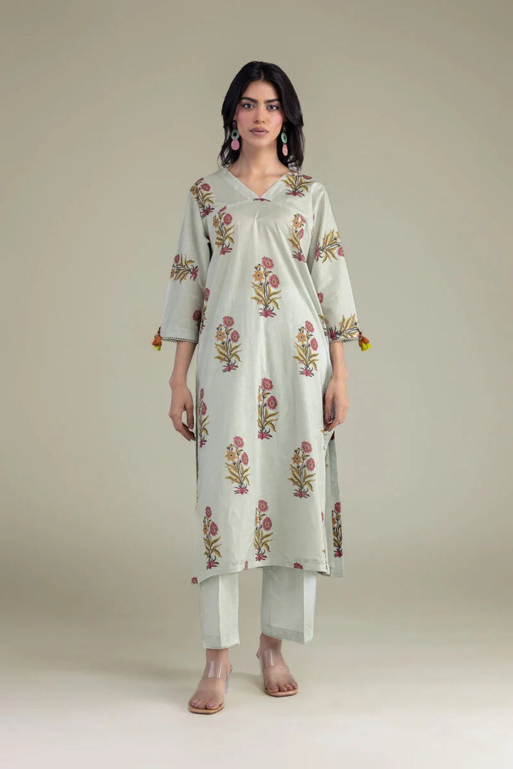 Floral V-Neck 3 -Piece