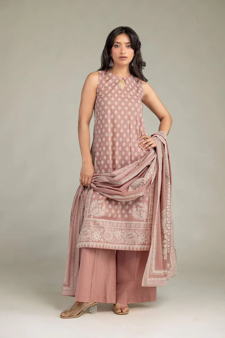 Lawn Floral  3-Piece