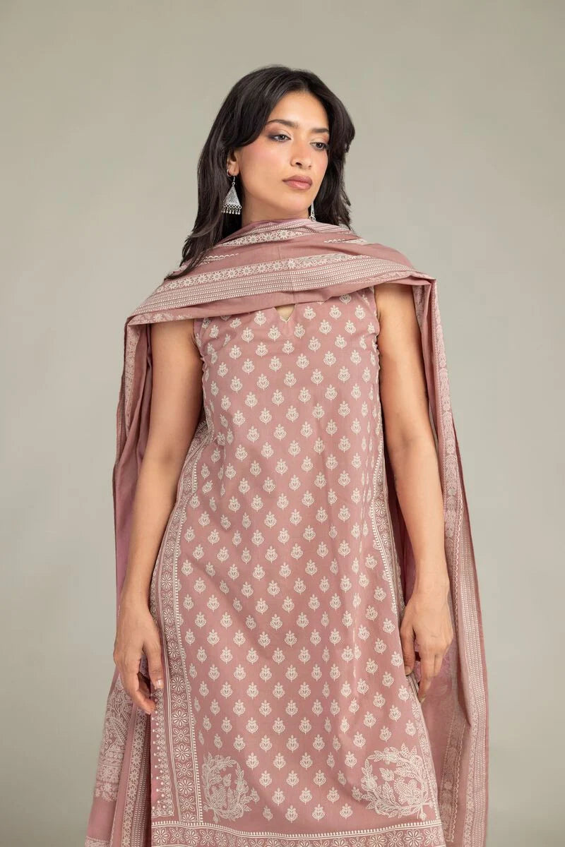 Lawn Floral  3-Piece