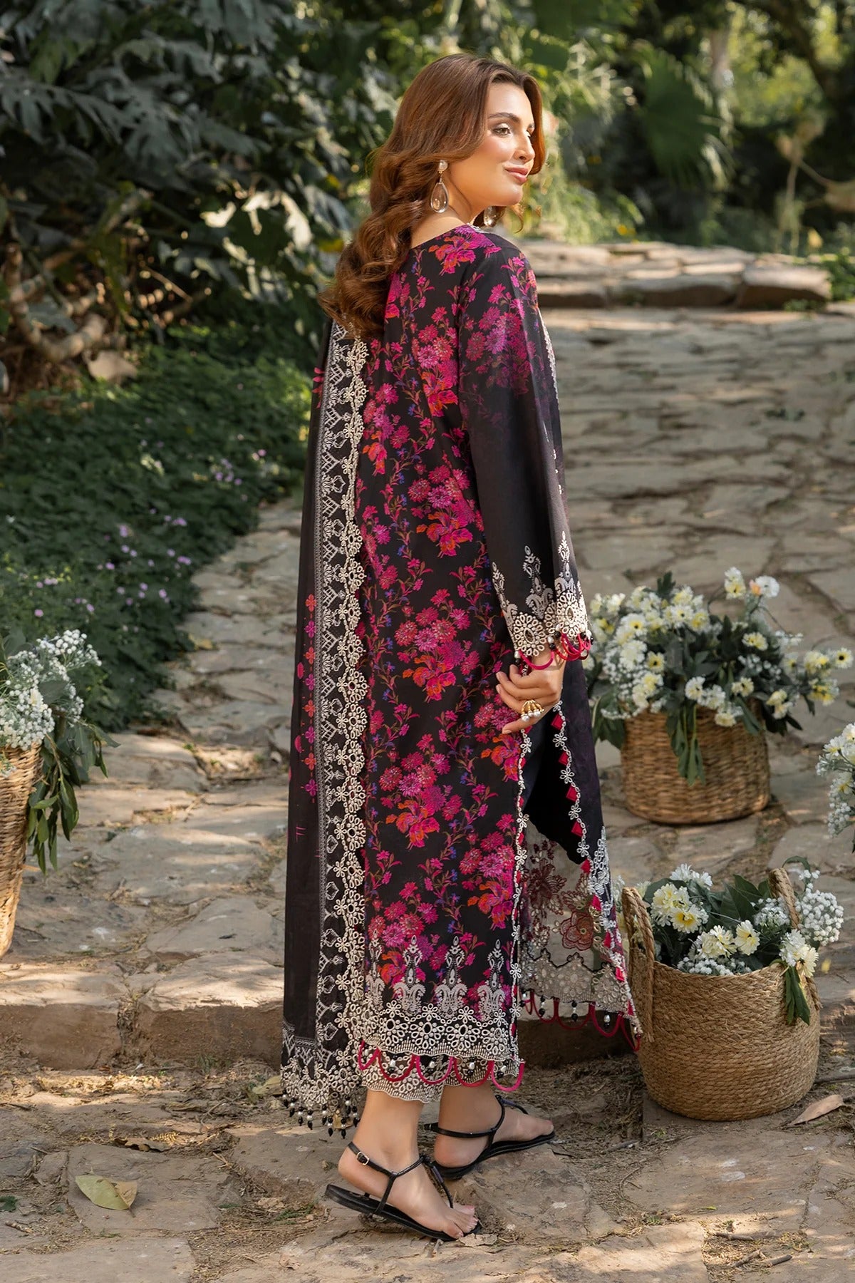3-PC Embroidered Lawn