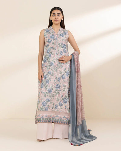 3 Piece - Embroidered Lawn Suit