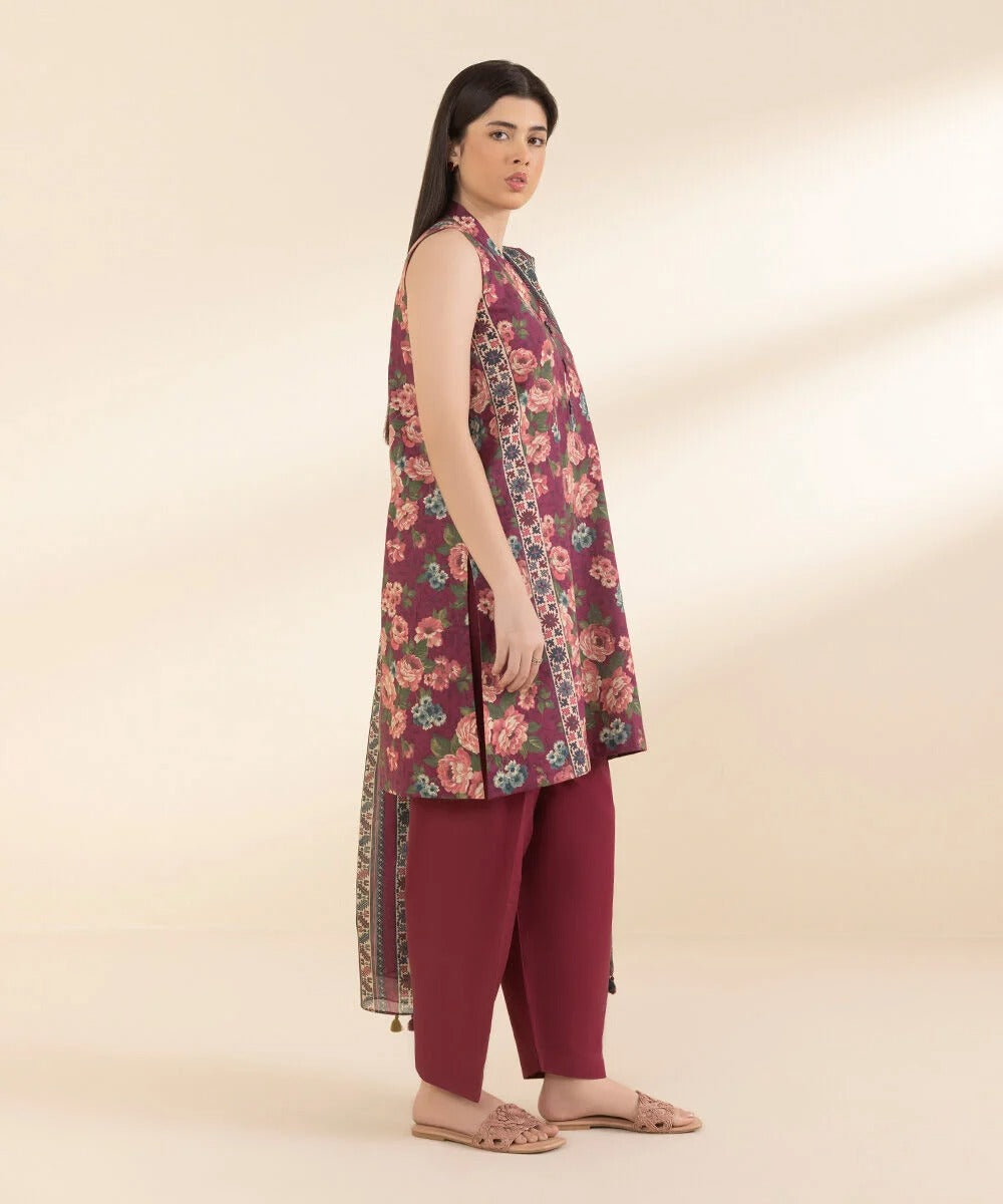 3 Piece - Printed Lawn Suit