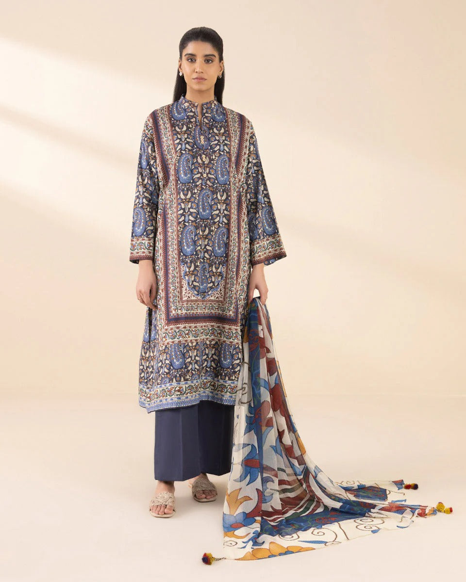 3 Piece - Embroidered Lawn Suit