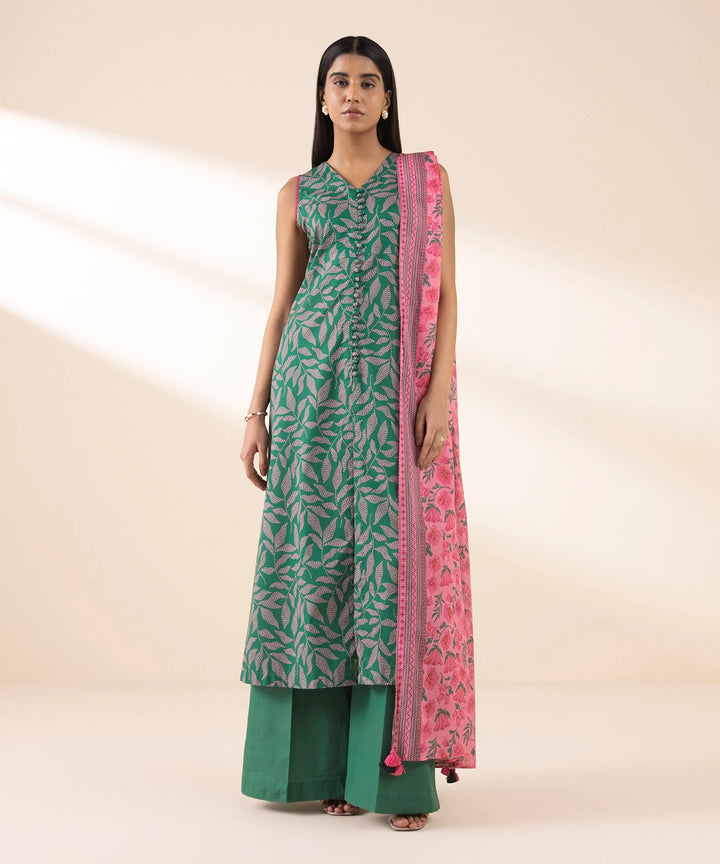 3 Piece - Embroidered Lawn Suit