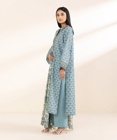 3 Piece - Printed Lawn Suit