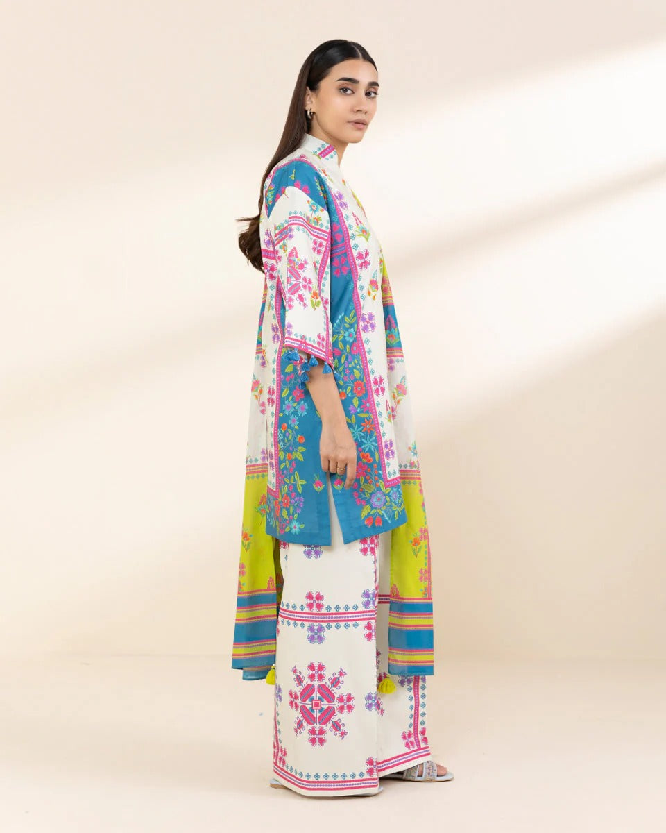 3 Piece - Embroidered Lawn Suit