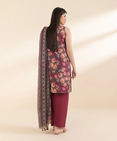 3 Piece - Printed Lawn Suit