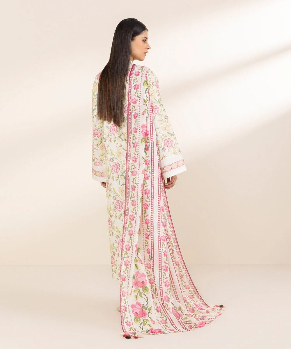 3 PIECE-PRINTED LAWN SUIT