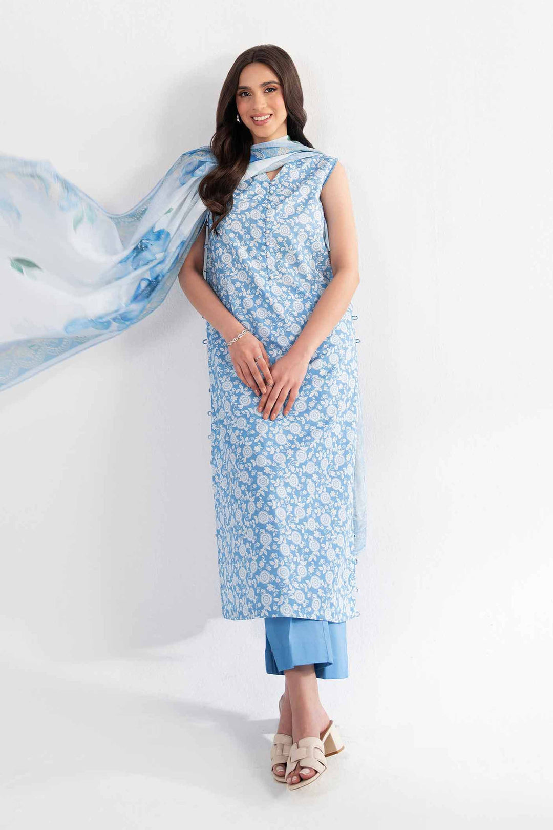 3 Piece - Digital Printed Suit