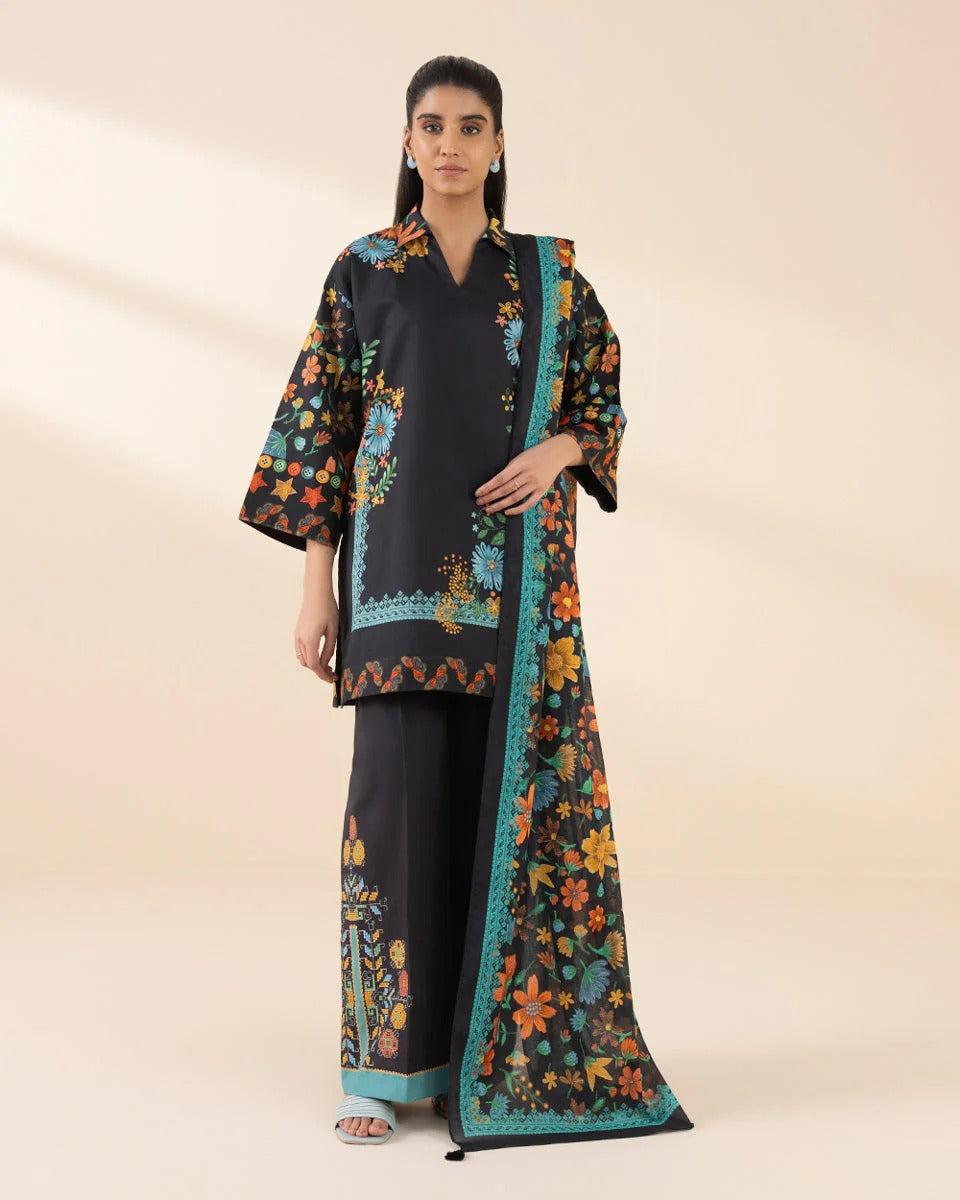 3 Piece - Embroidered Lawn Suit