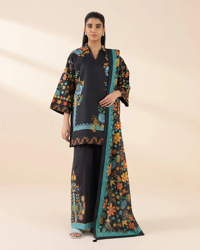 3 Piece - Embroidered Lawn Suit