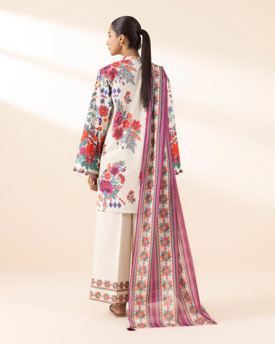3 Piece - Embroidered Lawn Suit