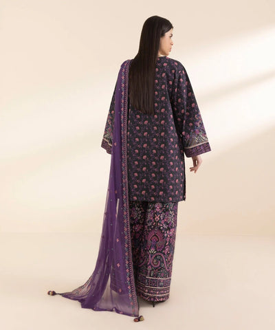 3 Piece - Embroidered Lawn Suit