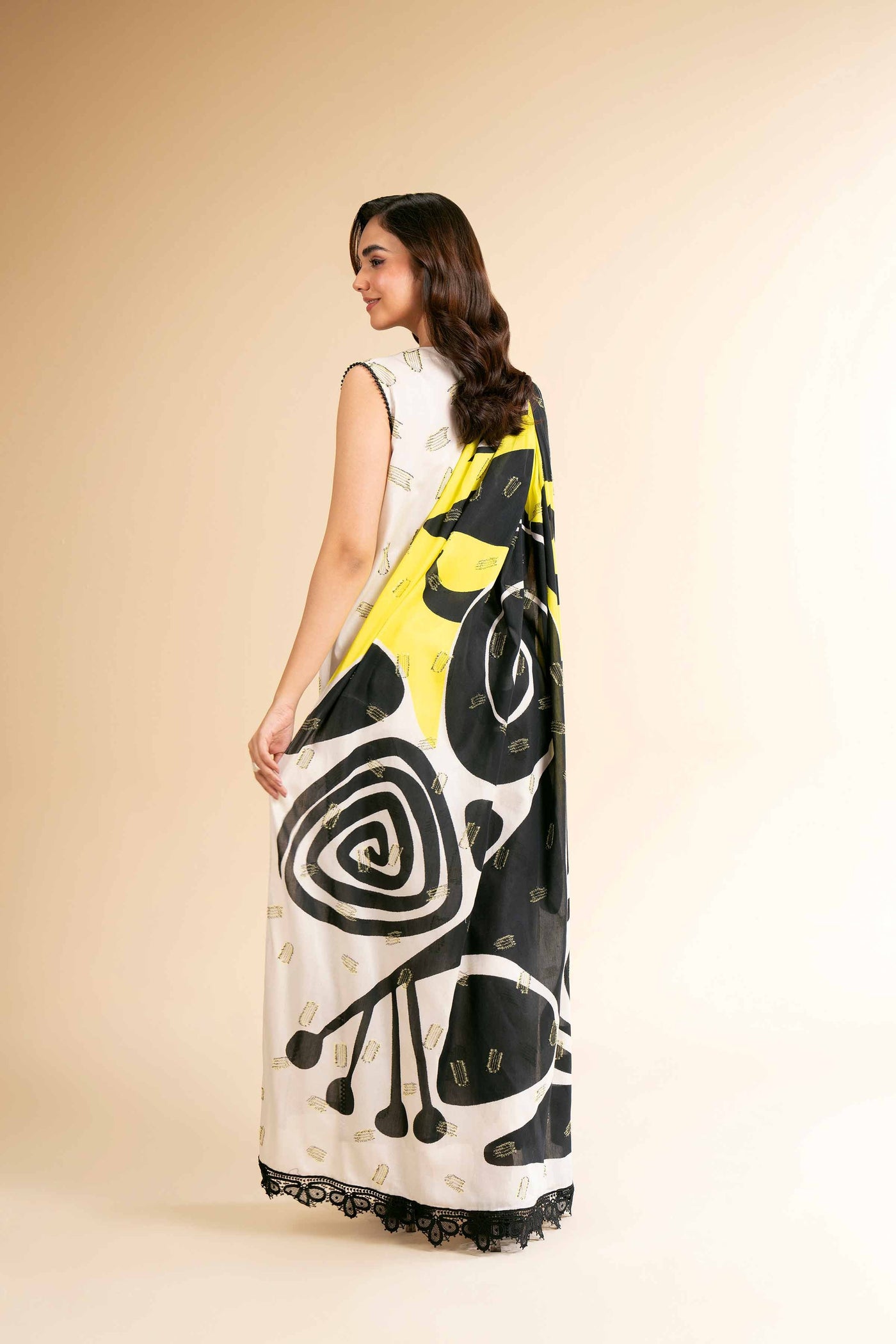 3 Piece - Digital Printed Embroidered Suit