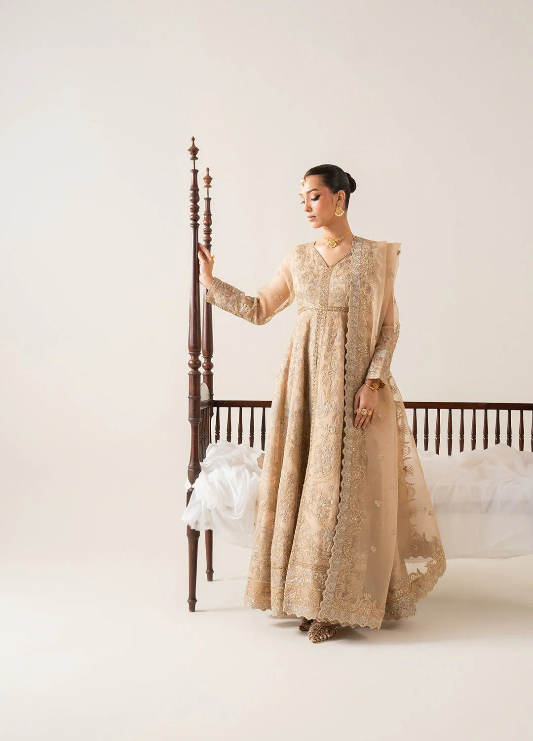 Freesia Zaib Embroirdered Chiffon