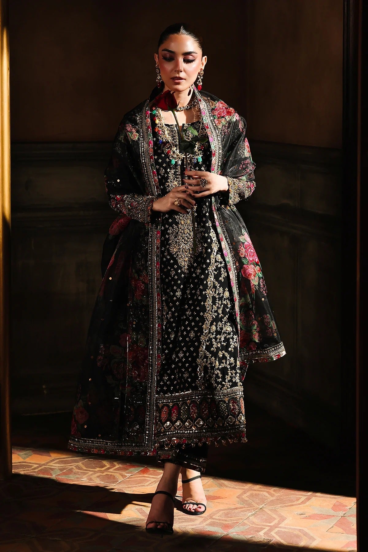 4-PC Charizma Unstitched Luxury Collection