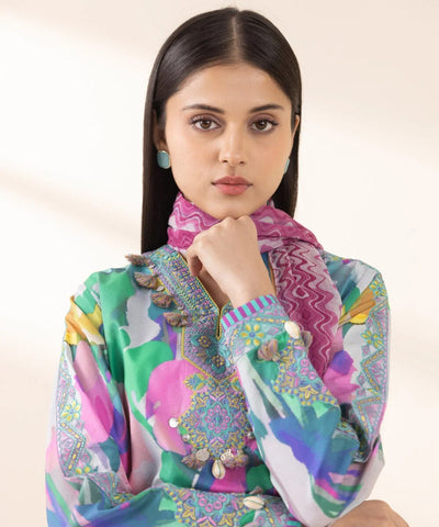 3 PIECE-EMBROIDERED LAWN SUIT