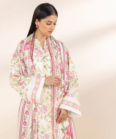 3 PIECE-PRINTED LAWN SUIT