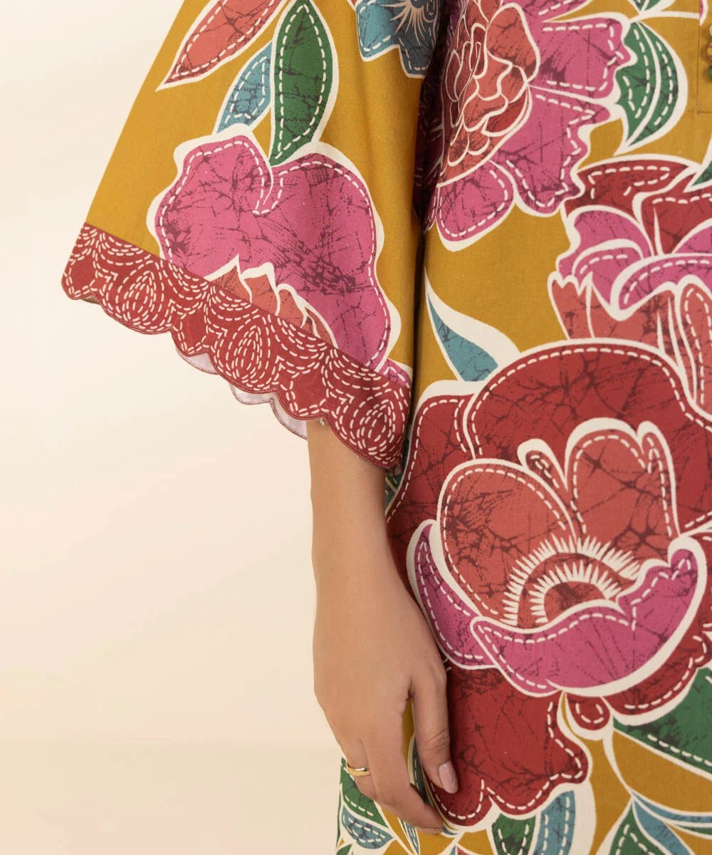 3 PIECE - PRINTED COTTON SUIT