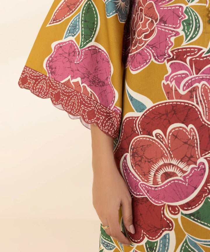 3 PIECE - PRINTED COTTON SUIT