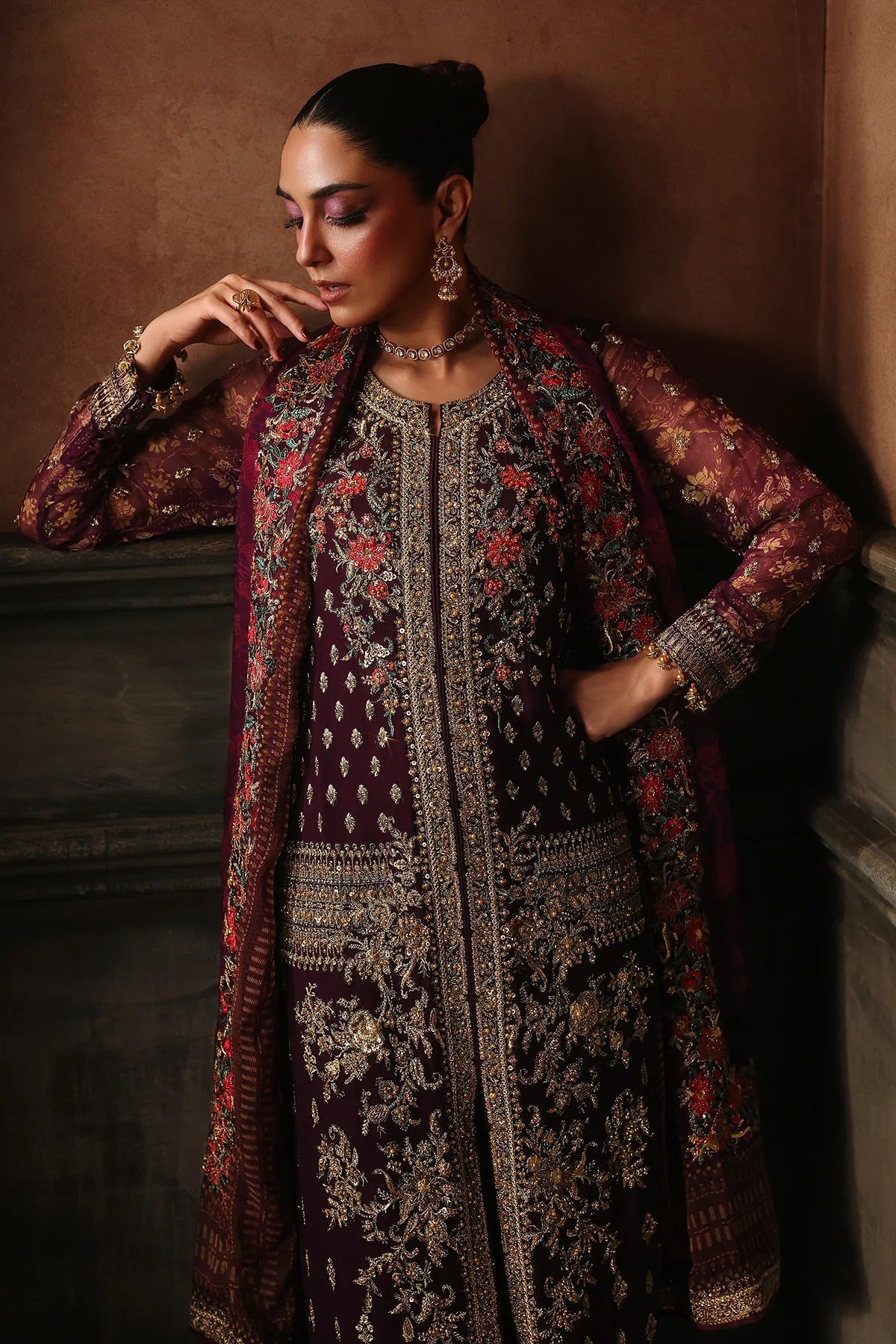 4-PC Charizma Unstitched Luxury Collection