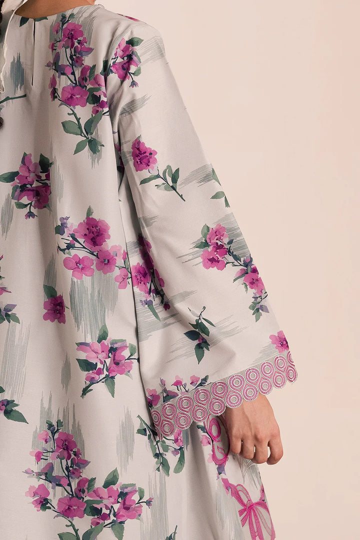 3-Piece Silk Printed Suit