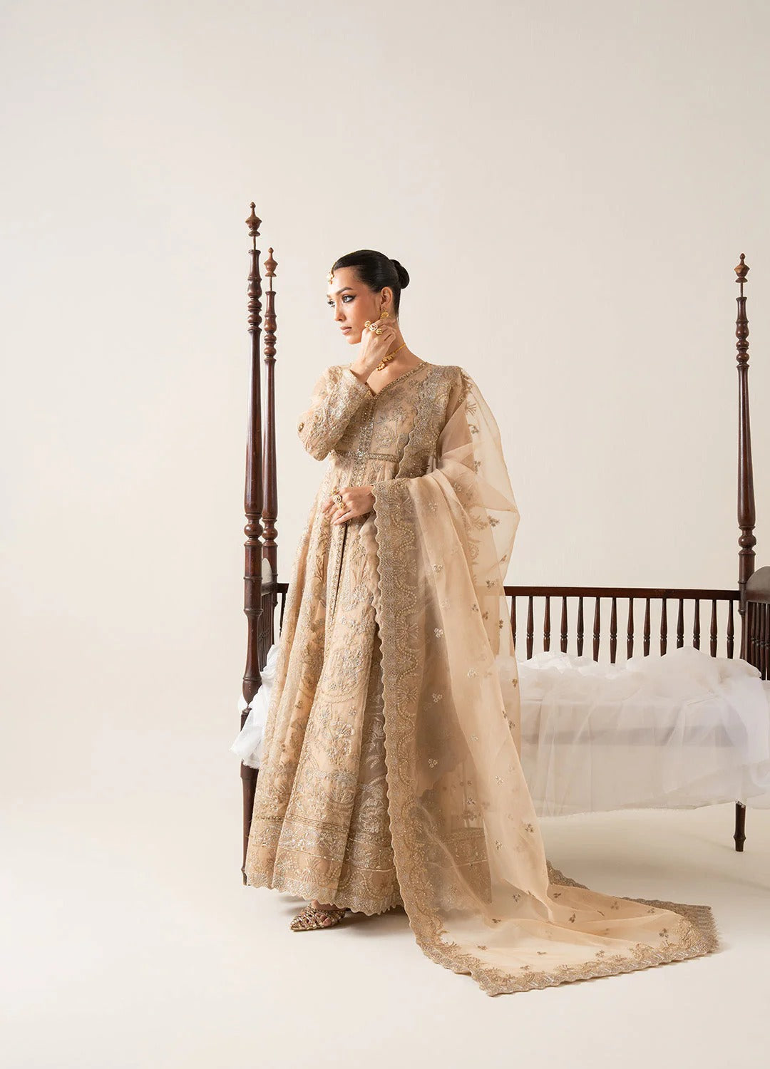 Freesia Zaib Embroirdered Chiffon