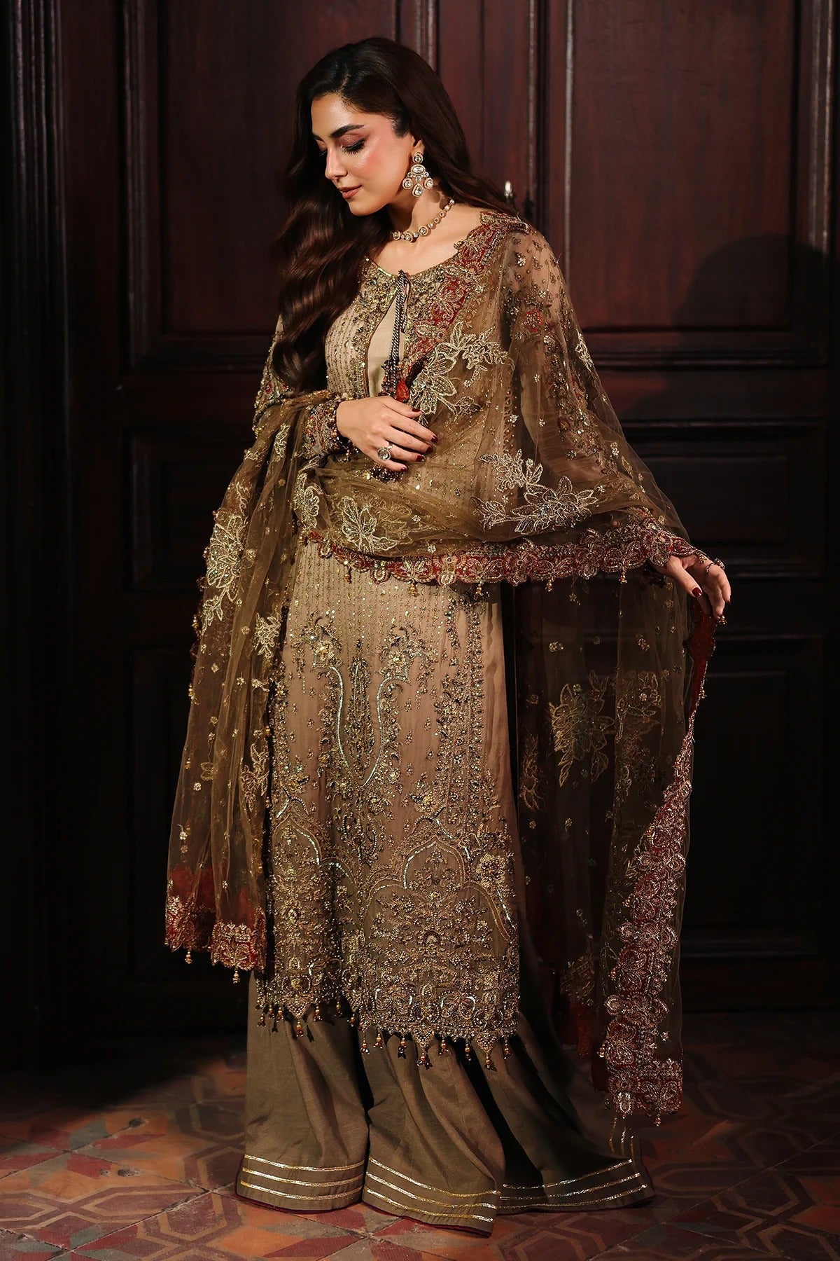 4-PC Charizma Unstitched Luxury Collection