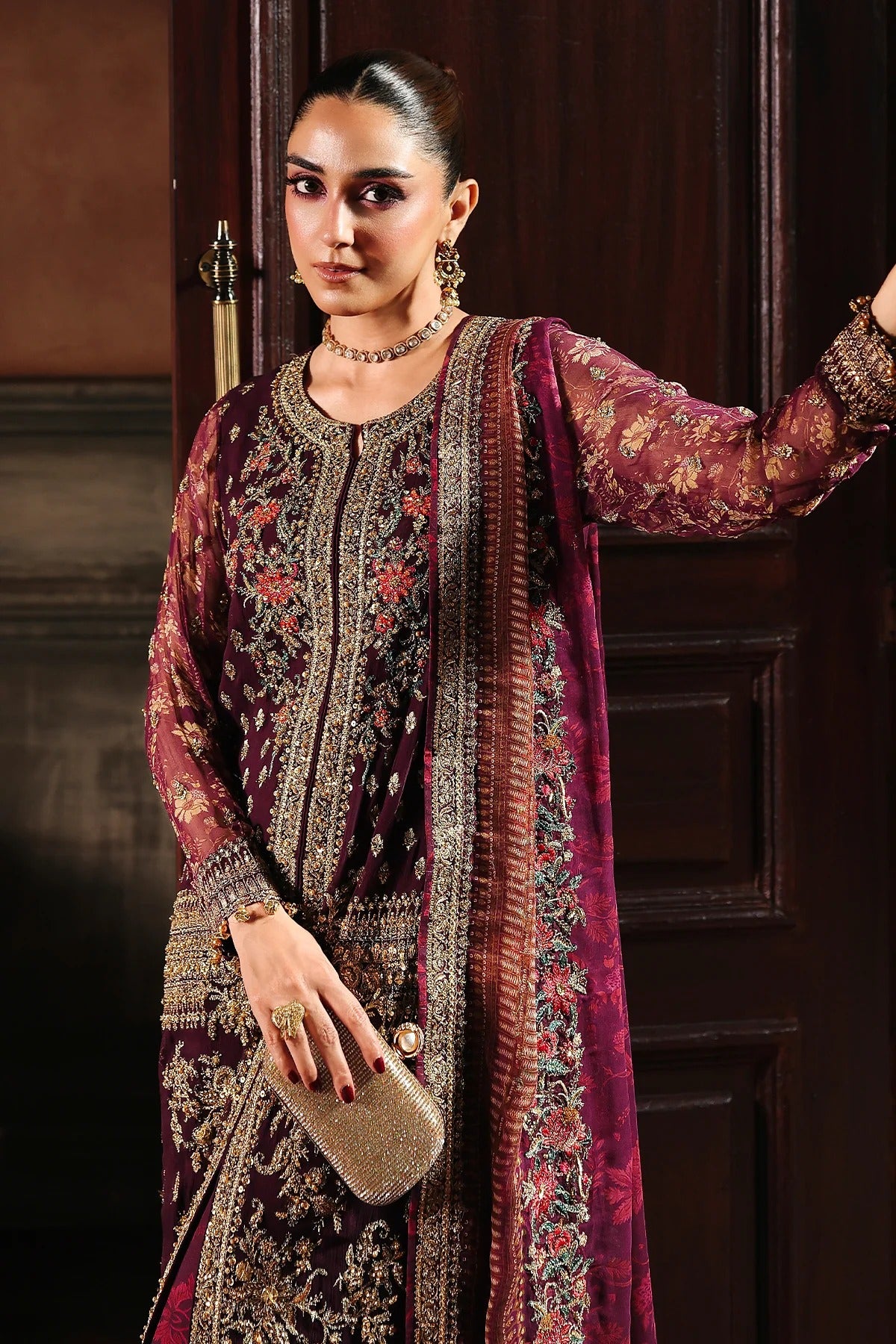 4-PC Charizma Unstitched Luxury Collection