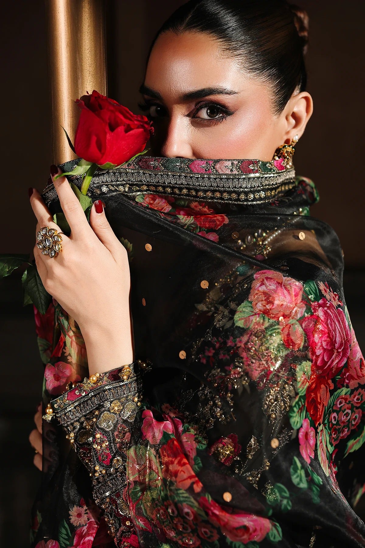 4-PC Charizma Unstitched Luxury Collection