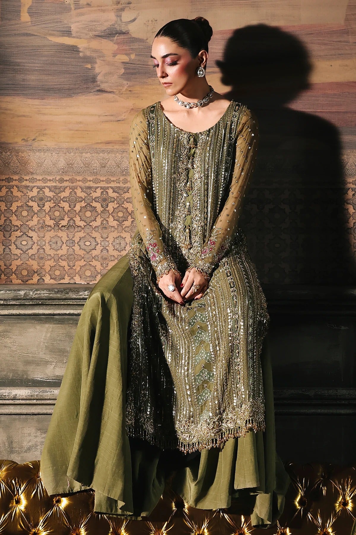 4-PC Charizma Unstitched Luxury Collection