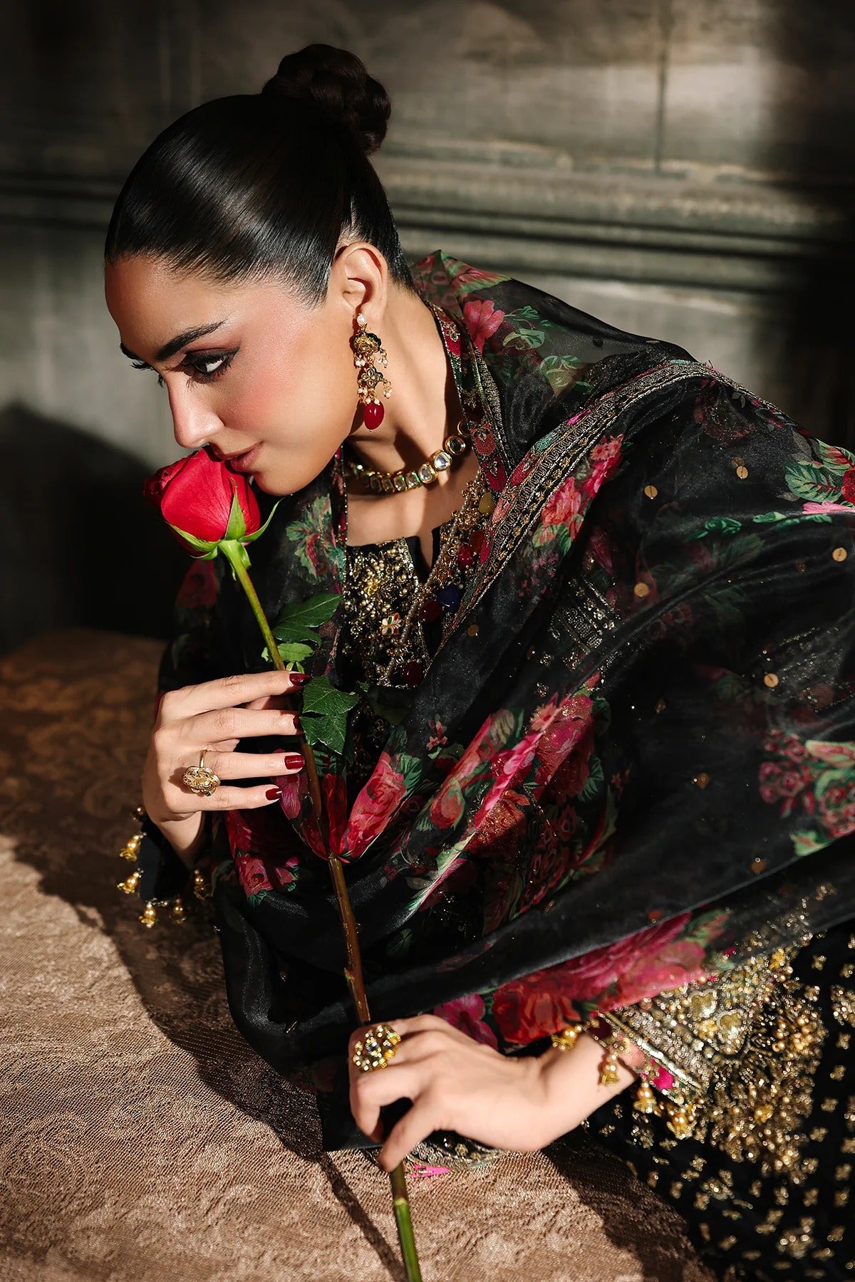 4-PC Charizma Unstitched Luxury Collection