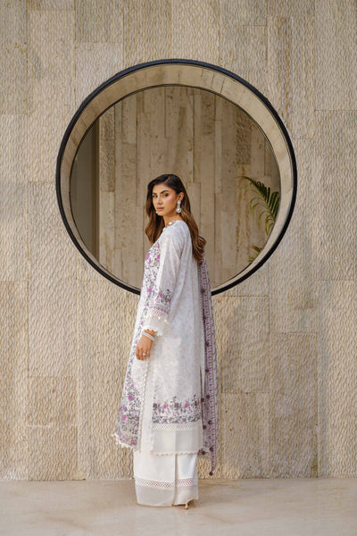 3 Piece - Digital Printed Embroidered Suit
