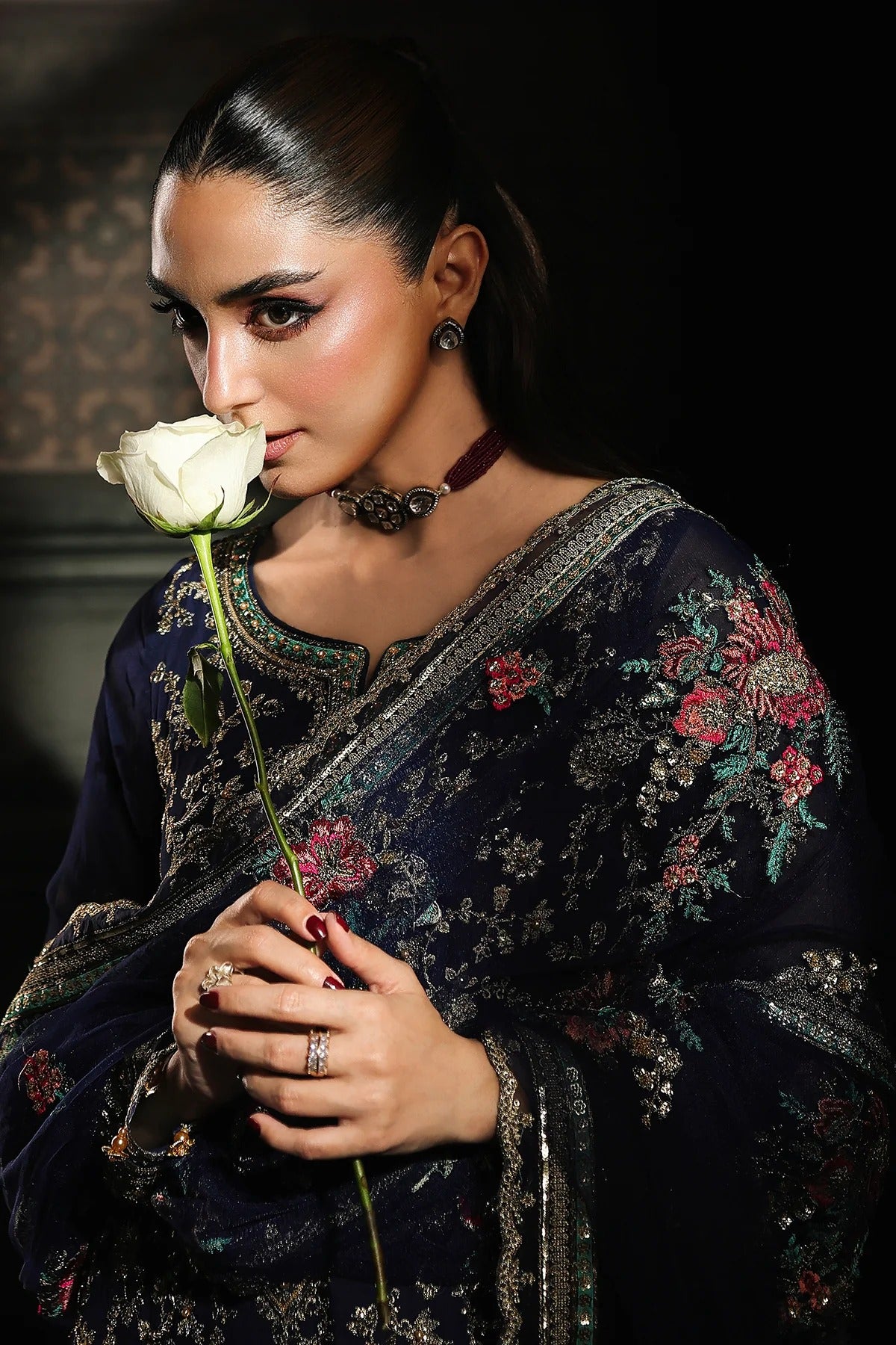 4-PC Charizma Unstitched Luxury Collection