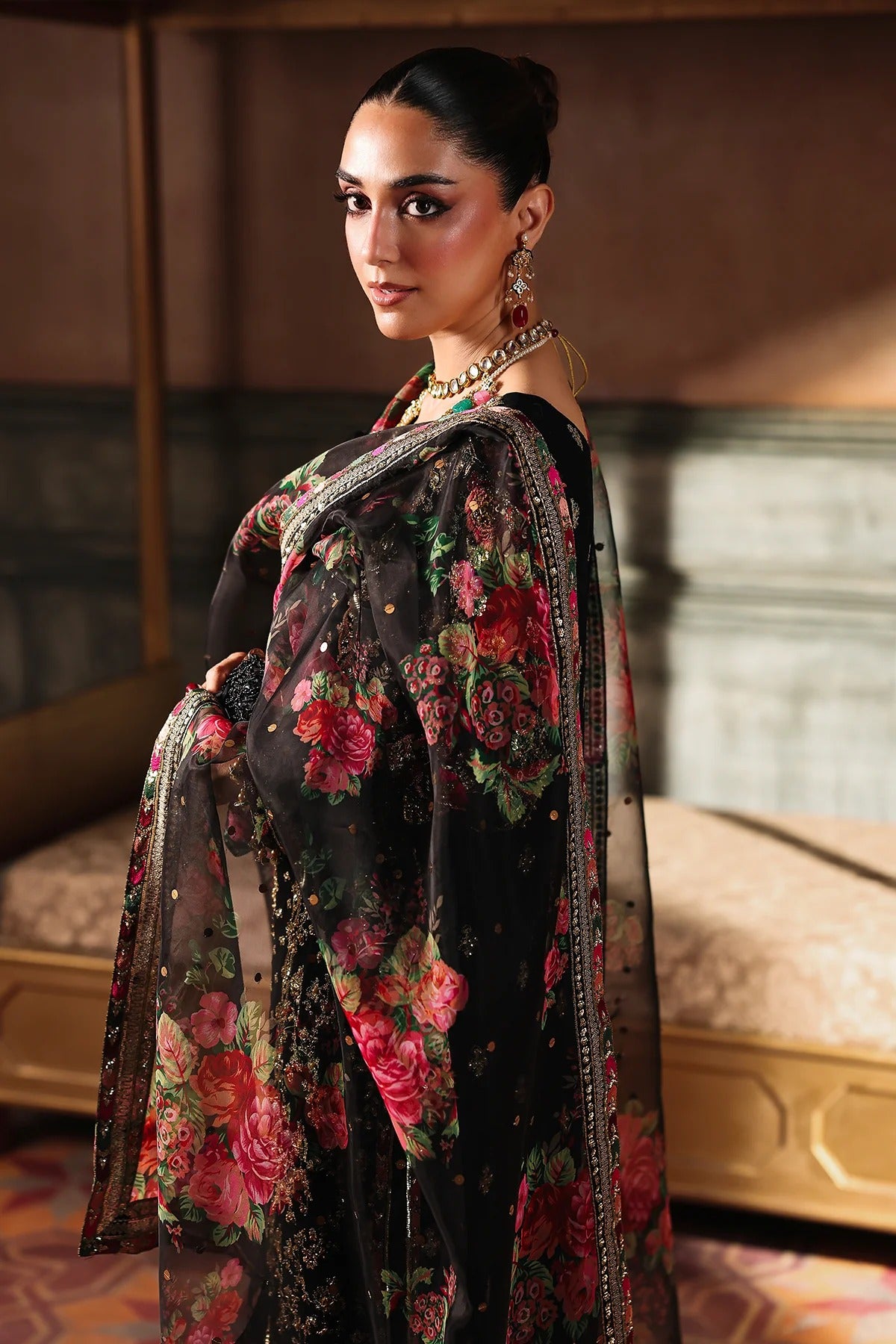 4-PC Charizma Unstitched Luxury Collection