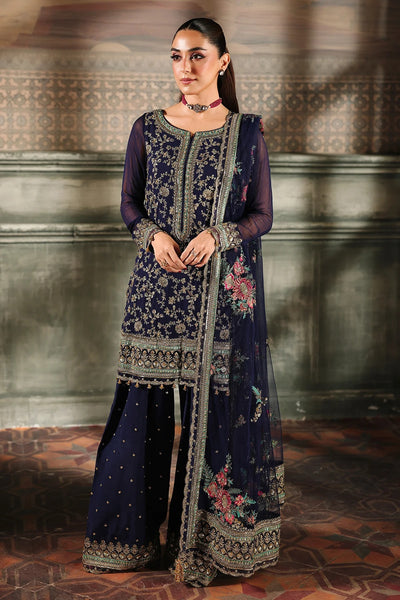 4-PC Charizma Unstitched Luxury Collection
