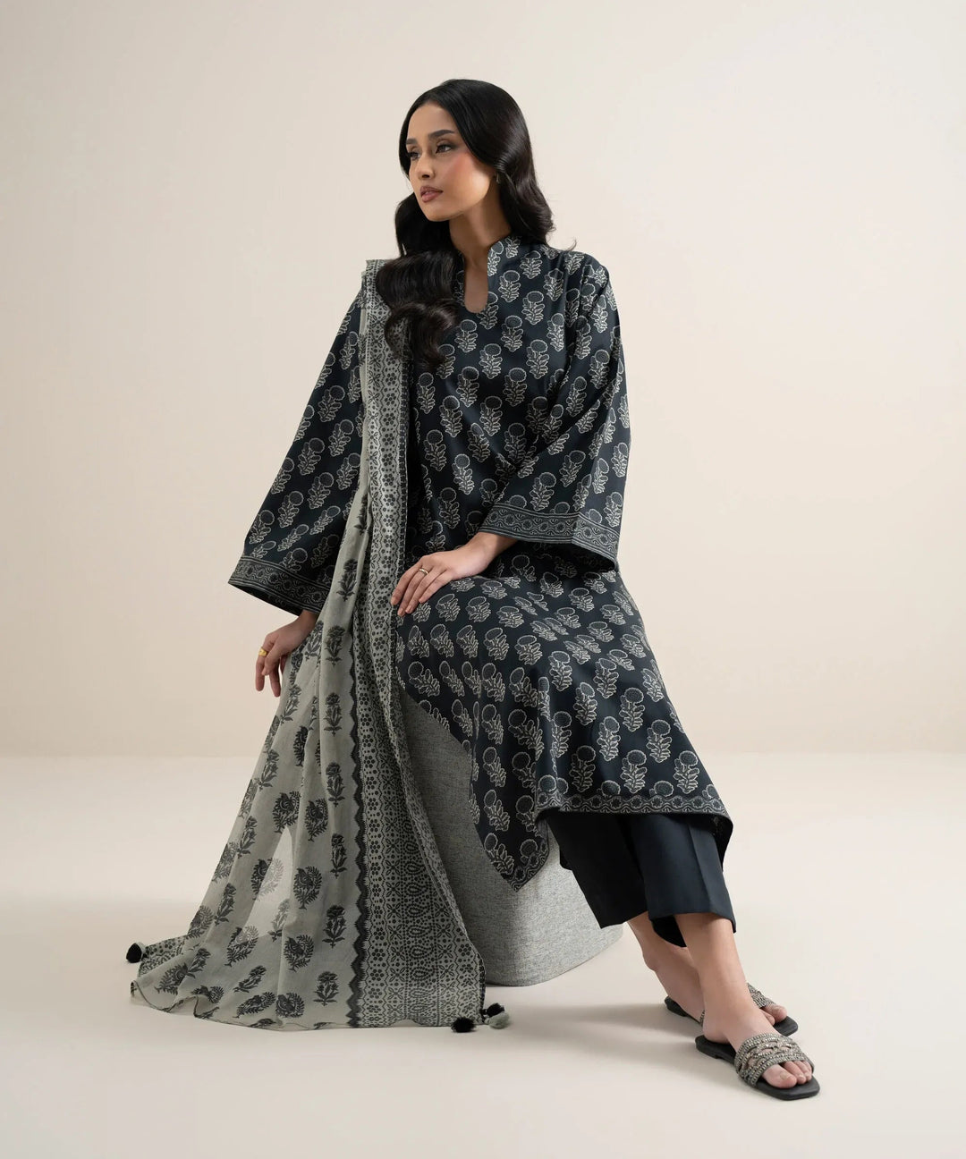 3 Piece - Embroidered Lawn Suit