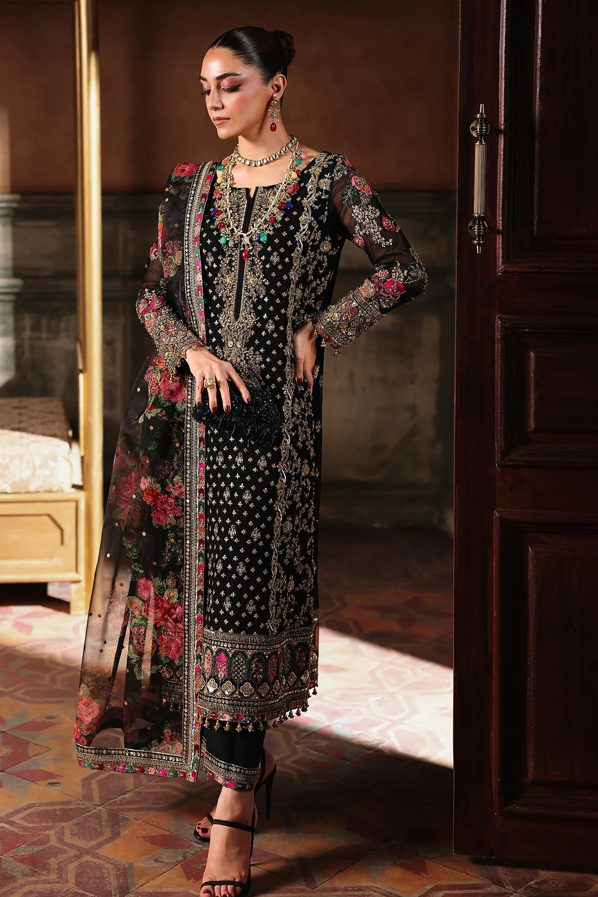 4-PC Charizma Unstitched Luxury Collection