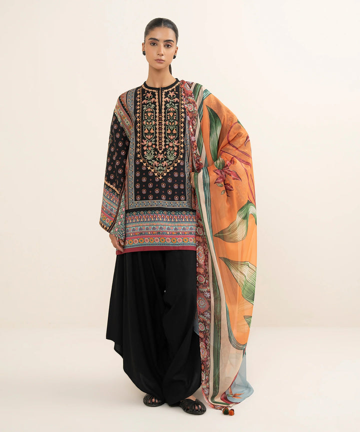 3 Piece - Embroidered Lawn Suit
