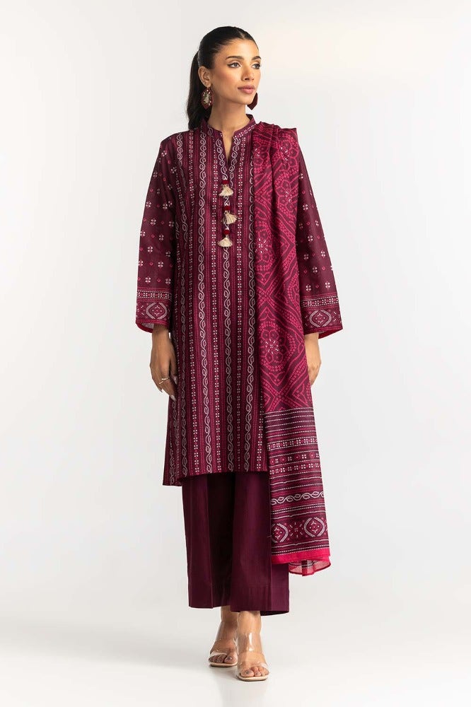 GUL AHMED Printed Lawn Shirt