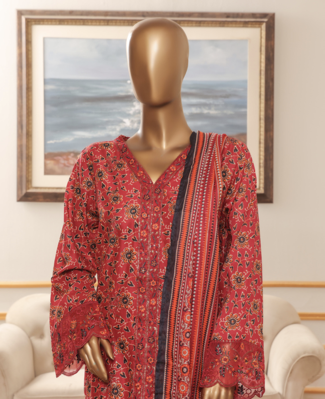 Exclusive chikankari Stitched 3 Piece