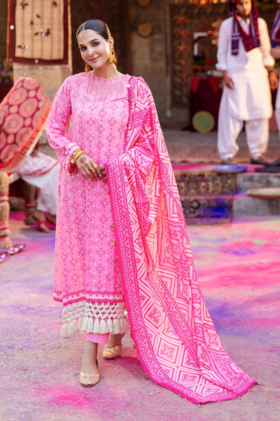 Lacquer Printed Lawn Suit