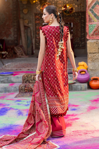 3 Piece Unstitched Lacquer Printed Lawn Suit